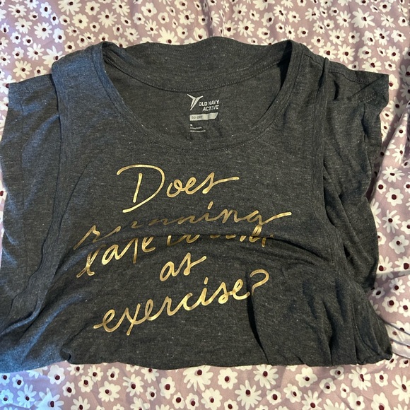 Gray Old Navy Active Tank Top Size medium - Picture 3 of 3